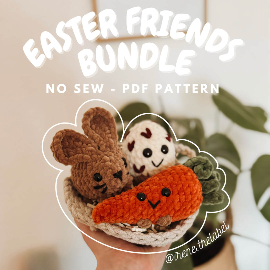 Häkelanleitung 3-in-1 “EASTER FRIENDS BUNDLE” (ENG)