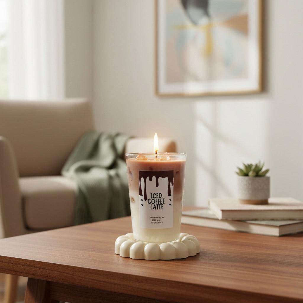 Handgegossene Bubble - Untersetzer