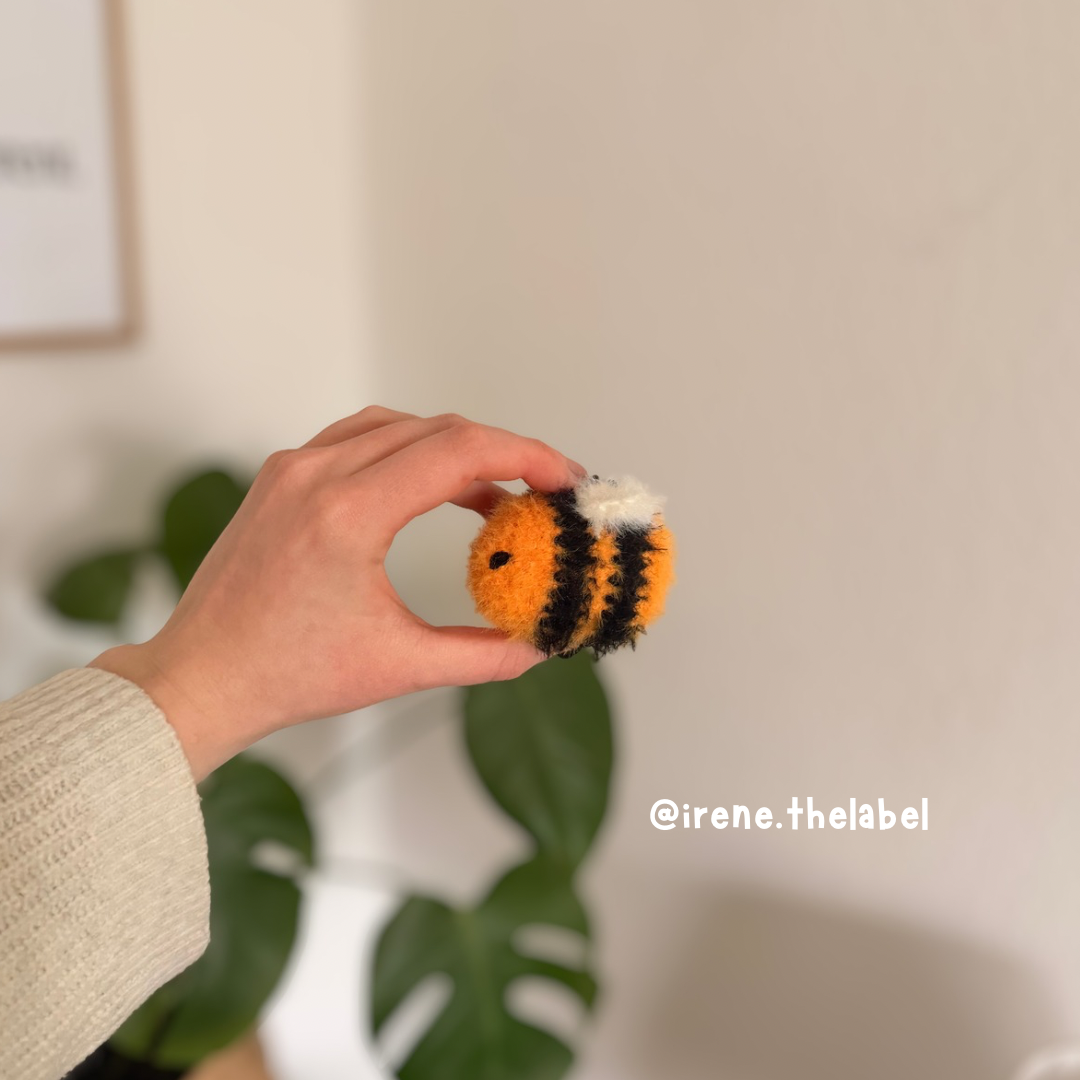 Anhänger "Flausch Biene” 🐝