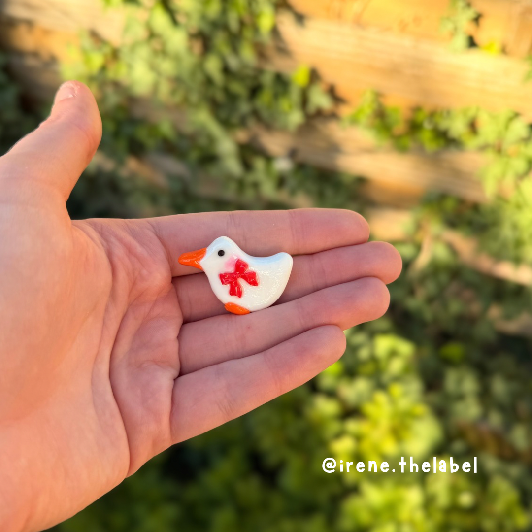 “Tiny Goose” Magnet OR Keychain