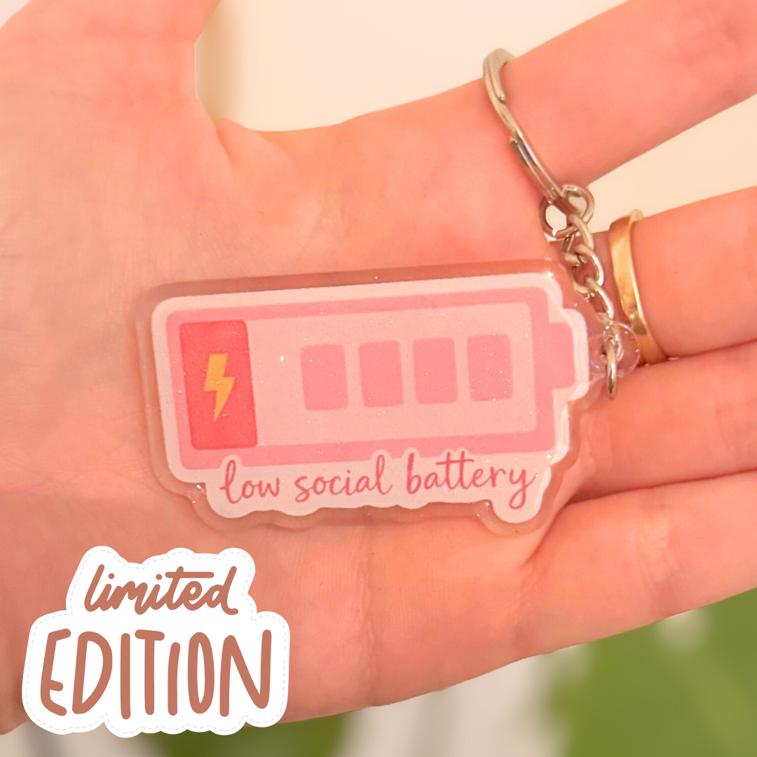 Limited Edition Social Battery Schlüsselanhänger