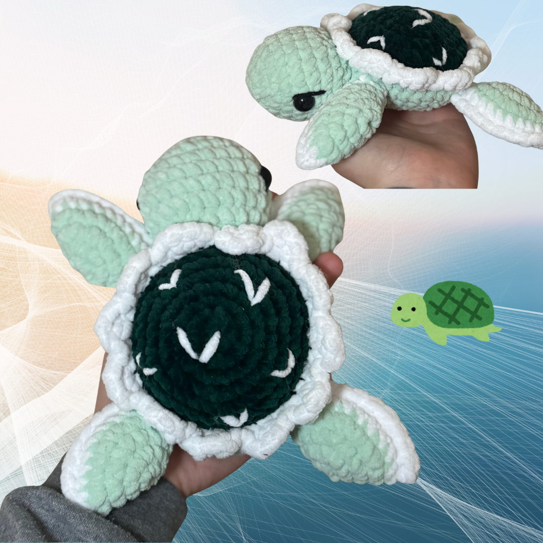 Mini Herz Schildi Plushies 🐢