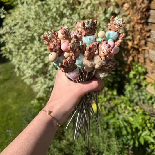 Amigurumi Sticks „Flausch Kuh“
