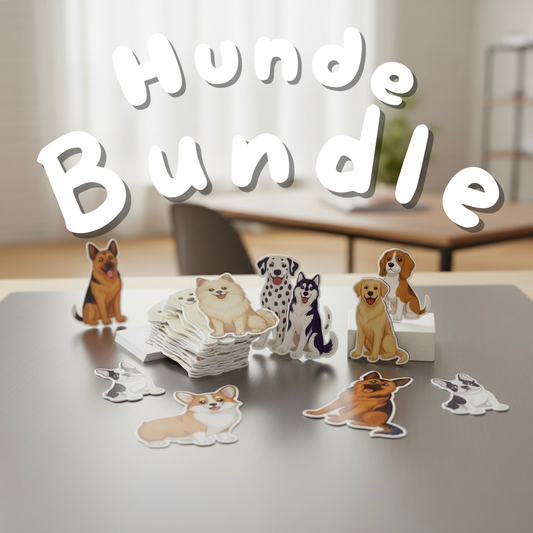 Hunde Sticker & Magnet Bundel (3er Set)