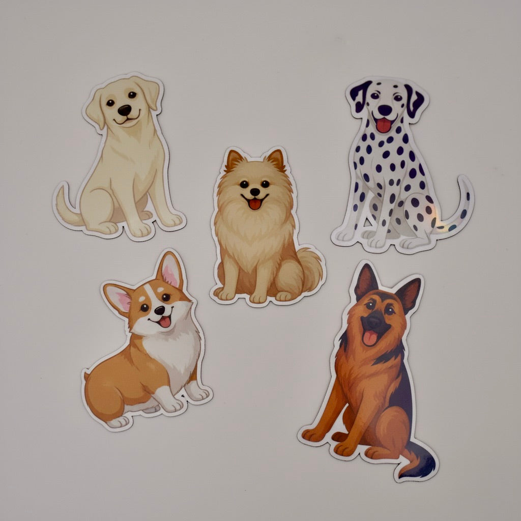 Hunde Sticker 🐶 (2er Set)