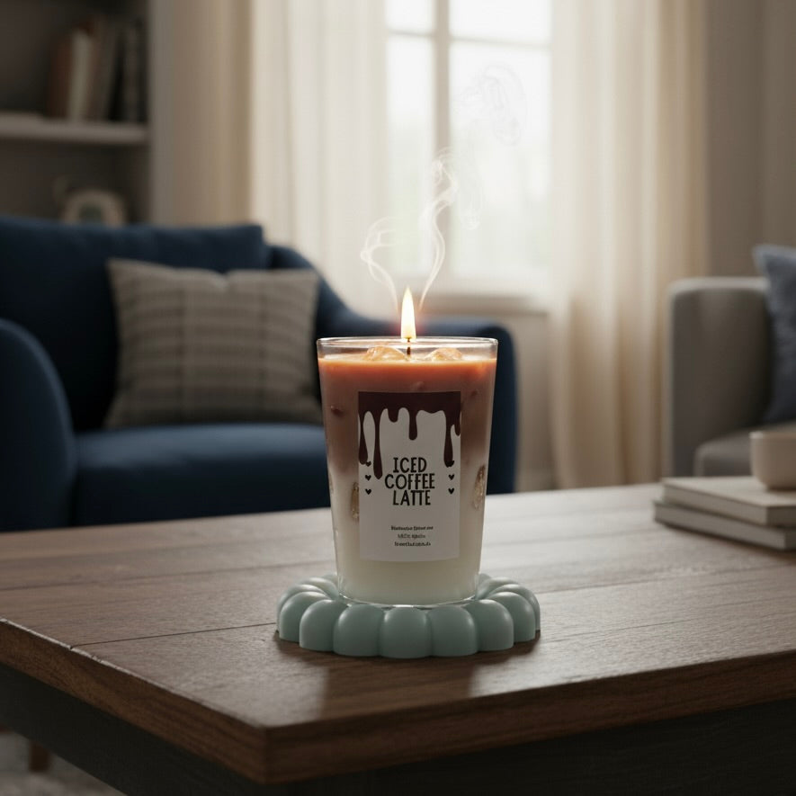 Handgegossene Bubble - Untersetzer