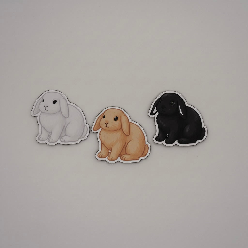 Kanninchen Sticker 🐇 (2er Set)