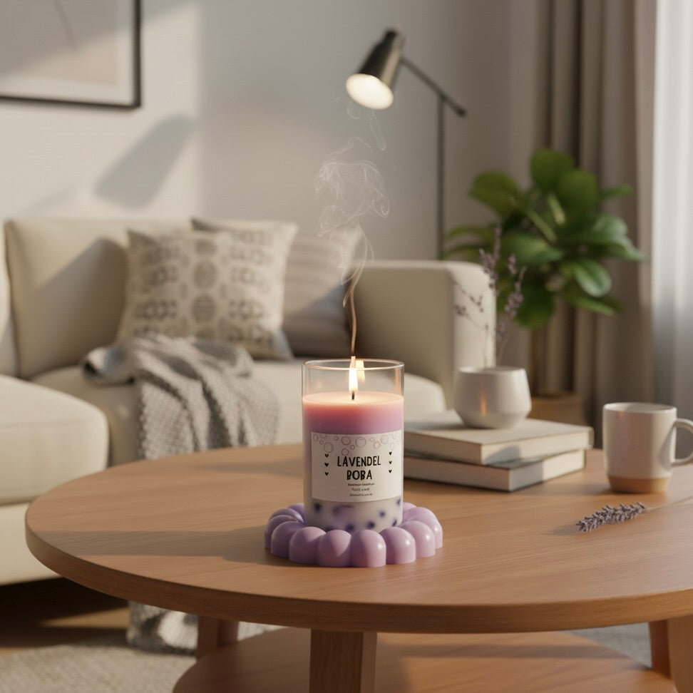 Handgegossene Bubble - Untersetzer