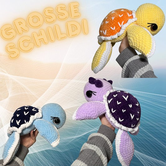 Große Herz Schildi Plushies 🐢