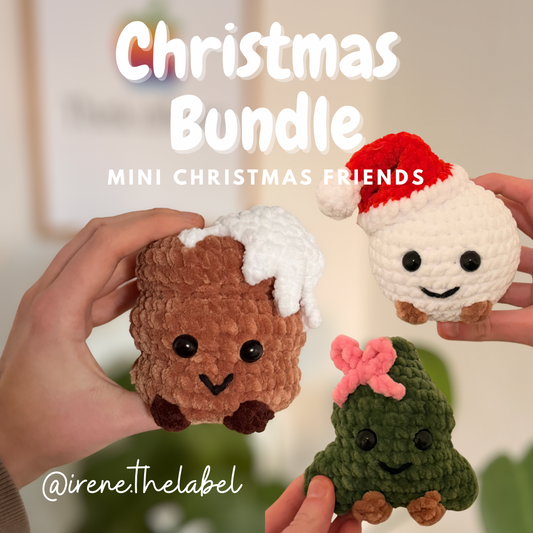 Häkelanleitung “Mini Christmas Friends Bundle” (ENG)