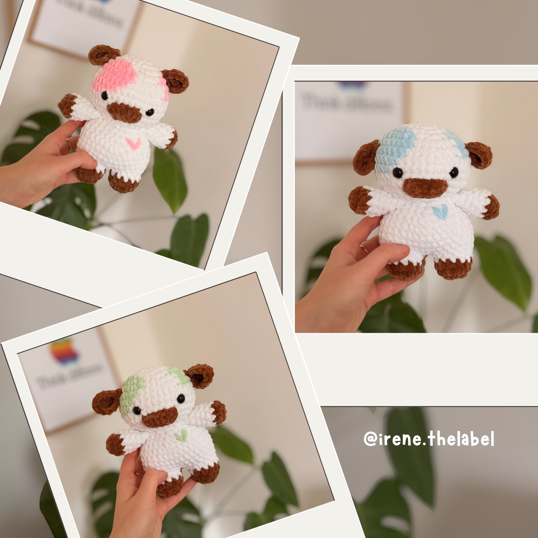 Plushie "Herz Kuh" 🐮