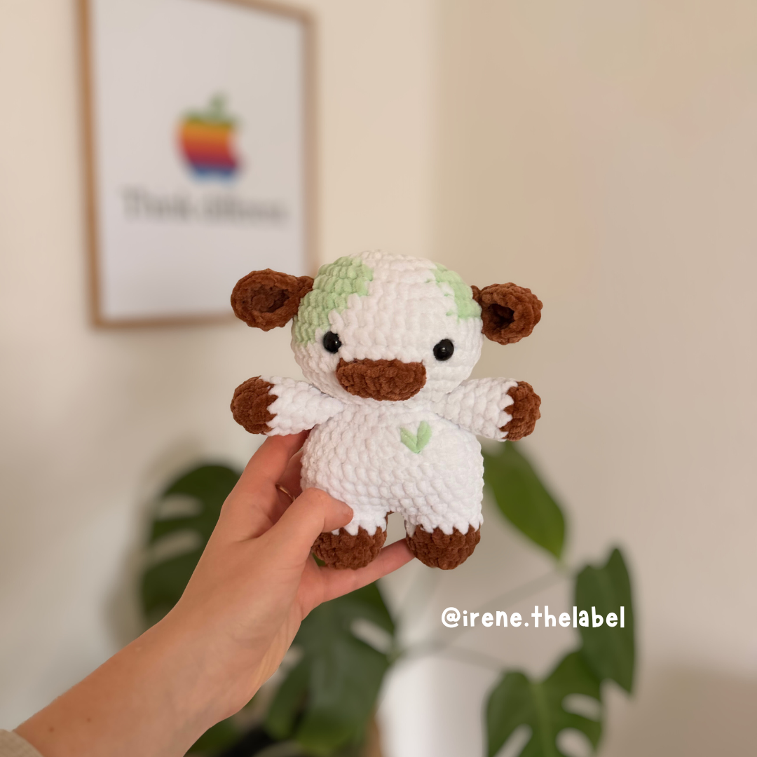 Plushie "Herz Kuh" 🐮