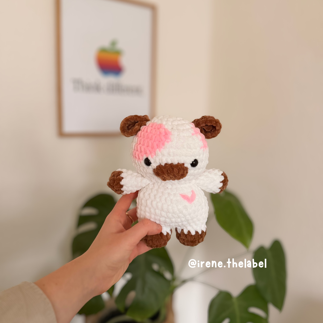 Plushie "Herz Kuh" 🐮