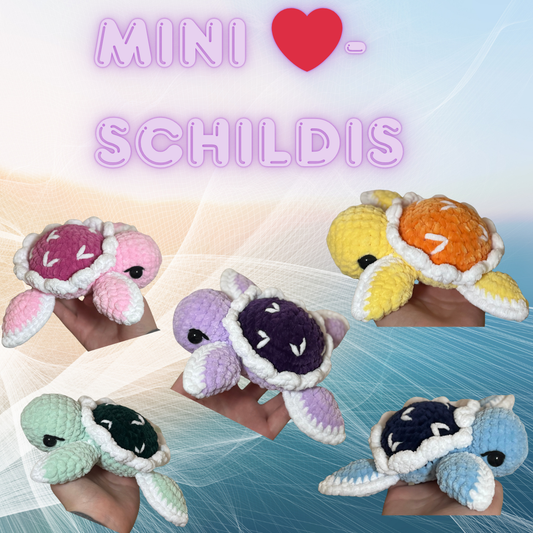 Mini Herz Schildi Plushies 🐢